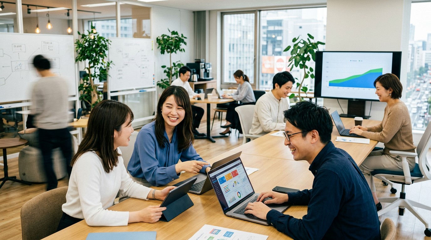 補助金を活用して業務効率化を進めるイメージ