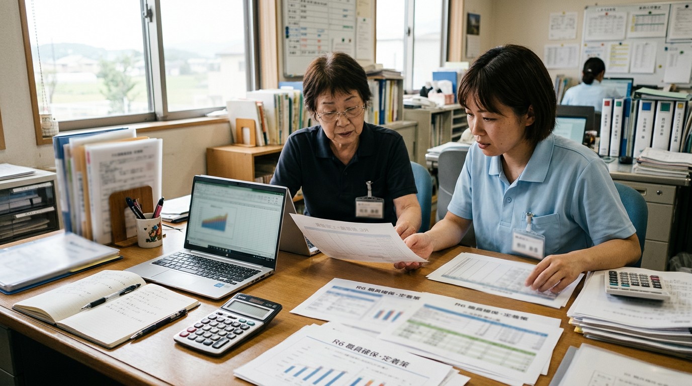 小規模介護事業所の限られた人員でのシフト管理