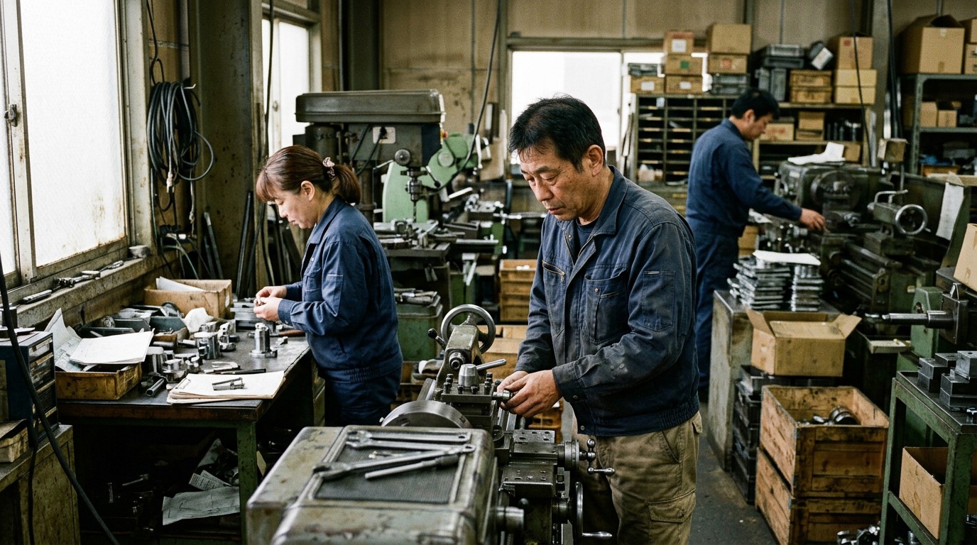 キャッシュフローを確認する経営者と資金繰り表のイメージ