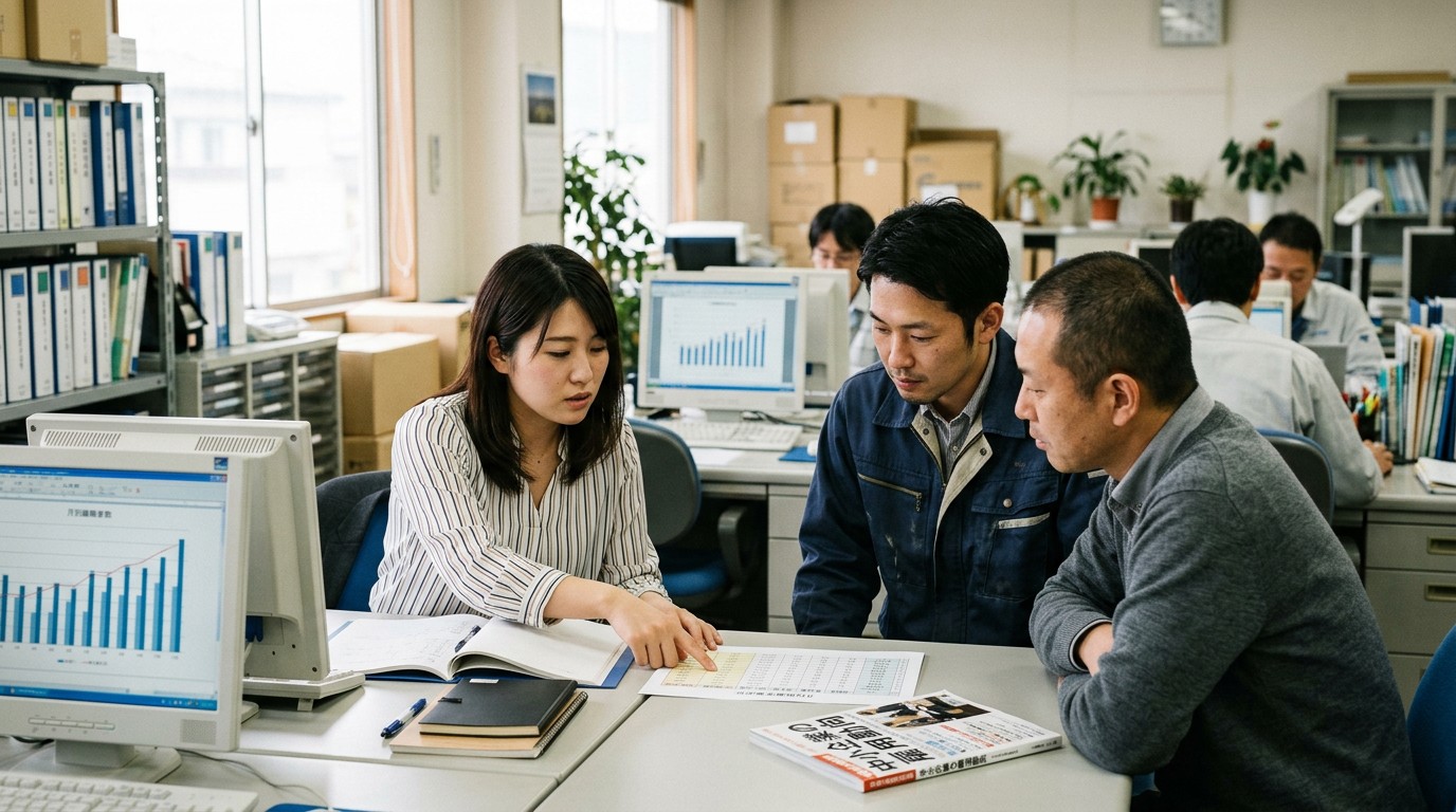 計算期間と分母の取り方を検討するイメージ