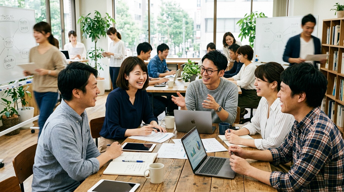 採用成功事例を自社に取り入れる手順を整理する経営者のイメージ