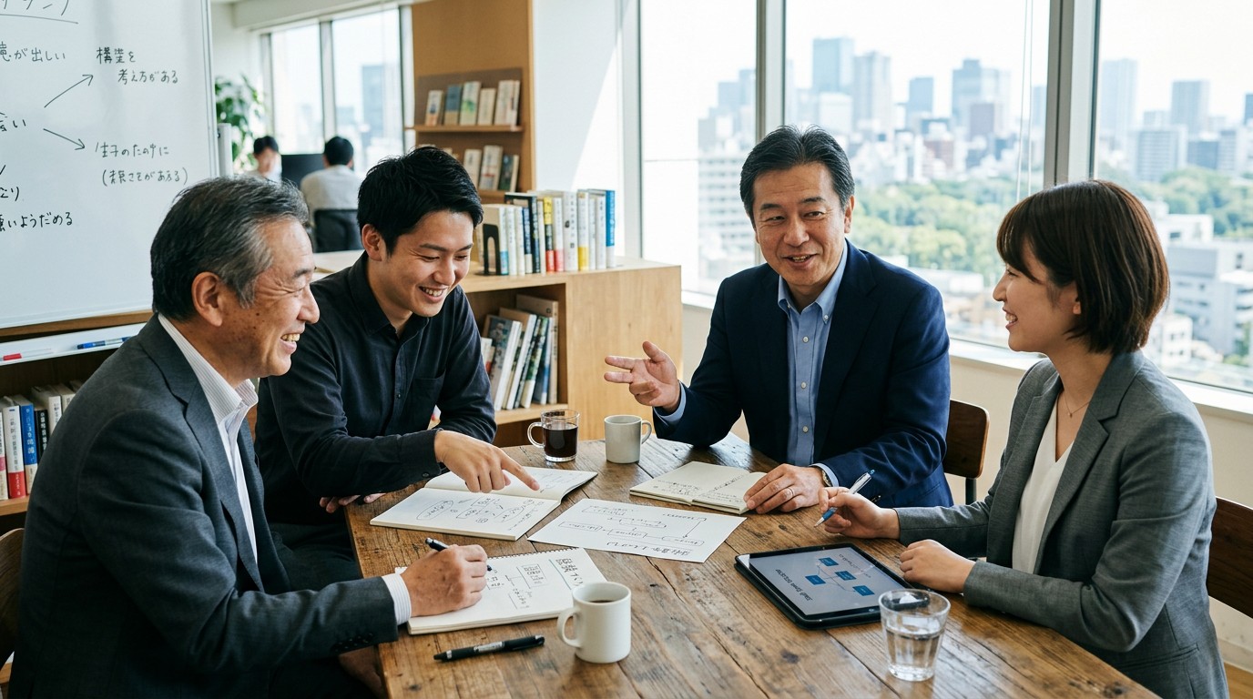 権限委譲について考える経営者